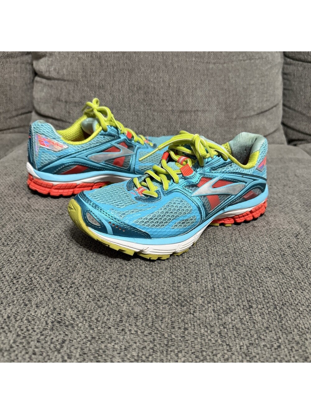 Brooks Running Shoes Womens 6.5 Blue Adrenaline GTS 13 Mesh Sneaker Athletic